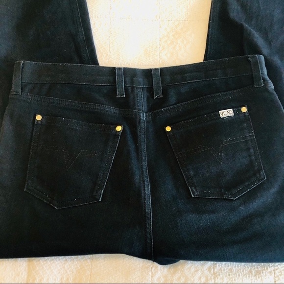 Custom Tailor-Made Black Denim Jeans Slim Fit Waist size 36 Inseam 33 - Picture 4 of 16